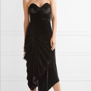 Preen Alexa Black Velvet Dress - NEW WITH TAGS